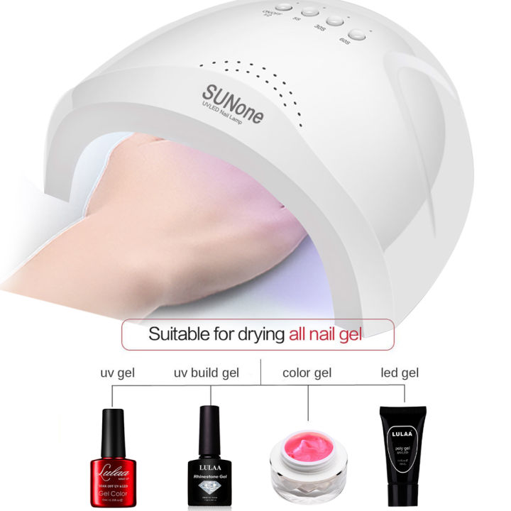 LULAA SUNone 48W UV nail dryer lamp Gel LED white light for nail machine nail curing lamp for Gel polish nail art tools