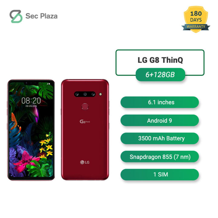 LG G8 ThinQ 6GB RAM 128GB ROM 16MP+8MP Camera 3500mAh Smart Mobile phone  99% New