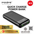 (Preorder) Maimi Power bank 20000 mAh (Maimi model Mi18) Quick Charge backup battery LED battery percentage. 