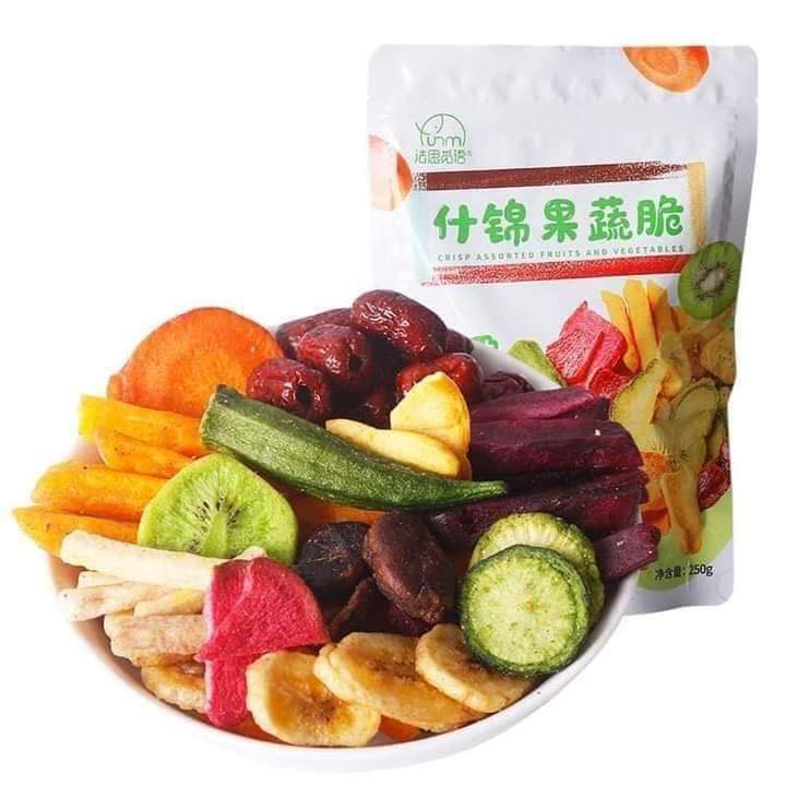 Dried Fruit and Vegetable Crisps 250g