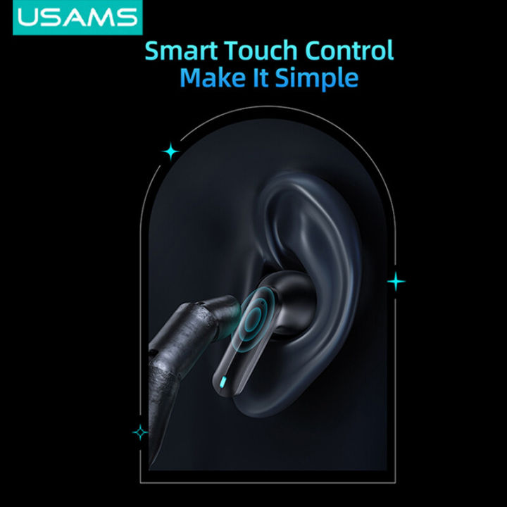 (Preorder)%20USAMS%20ENC%20Ture%20TWS%20Wireless%20Bluetooth%205.3%20Earphones%20Dual-Mic%20Noise%20Reduction%20IPX6%20Waterproof%2060MS%20Low%20Latency%20for%20Mobile%20Games/Online%20Class%20Meeting%20Samrt%20Headset%20Touch%20Control%20-%20Image%204