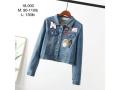 ဂျင်းအင်္ကျီ denim Jean coat Jacket blending casual charm with stylish versatility AyeyarMark fashion. 