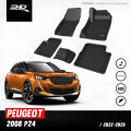 (Preorder)3D Mats, car floor mats PEUGEOT 2008 2022 - 2025, anti-slip mats, waterproof mats, car mats. 