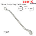 14x17 MM Metric Double Ring End Spanner (BESITA). 