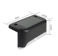 4Pcs Solar Step Light / Waterproof Warm White Bright Lamp / Outdoor LED Solar Light / Stair Light Lighting. 