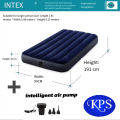 Intex inflatable air bed 3'3"x 6'x 10" ( လေထိုးမွေ့ယာ၁ယောက်အိပ်). 