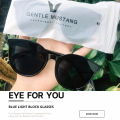 Gentel Mustang V Brand Sunglasses. 