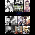 Anonymous Hacker V For Vendetta Games Master Face Mask Fancy Dress Halloween. 