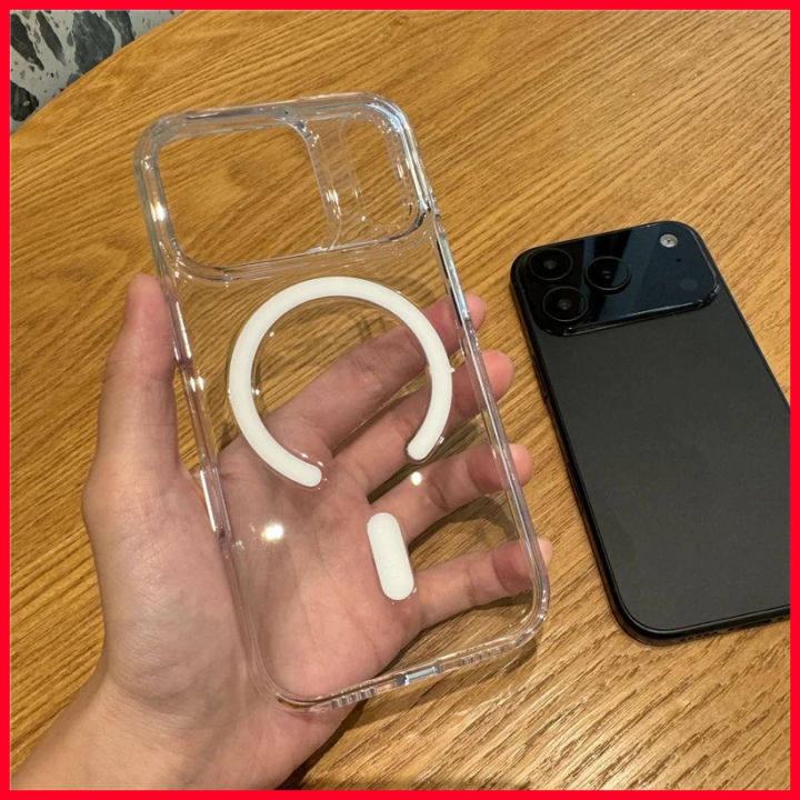 (Preorder)%E3%80%90IN%20stock%20Iphone%20Case%E3%80%91Luxury%20Transparent%20Wireless%20Charge%20Magsafe%20Case%20for%20iPhone%2017%20Air%2016Pro%2015%2017Pro%20Max%20Clear%20Lens%20Protection%20Hard%20Back%20Cover%20-%20Image%202