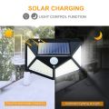 Demine Mart Solar Lights Outdoor 100 LED/114LED/212LED Bright Motion Sensor Light Wide Angle Wireless Waterproof IP65 Wall Lights for Garden Wall Street. 
