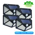Demine Mart Solar Lights Outdoor 100 LED/114LED/212LED Bright Motion Sensor Light Wide Angle Wireless Waterproof IP65 Wall Lights for Garden Wall Street. 