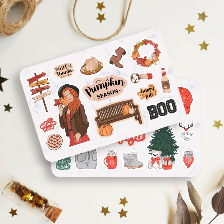 Seasonal%20Girl,%20Pumpkin%20-%20Winter%20Season%20Sticker%20Sheet%20-%202%20Stickers%20Sheet%20%20Kiss%20Cut%20Stickers%20for%20Planners%20%20Journals%20and%20Scrapbooking%20%20Laptop%20Sticker%20%20Car%20Sticker%20%20Phone%20Sticker%20%20Waterbottle%20Sticker%20%20Wall%20Sticker%20%20Waterproof%20Sticker%20-%20Image%204