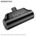 (Preorder) BOROFONE BJ73 mini Pocket Powerbank 3000mAh capacity with Type-C/iOS charger, LED light. 