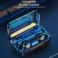 TWS M10 Bluetooth headphones, wireless headphones, noise canceling    Comes with a 2000mAh battery box, built-in storage box.. 