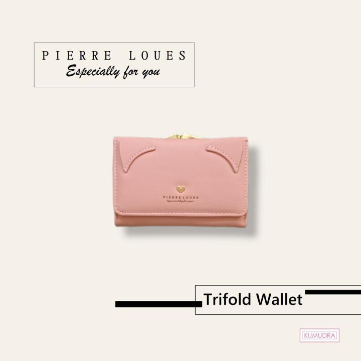 PIERRE LOUES Trifold Fashion Wallet