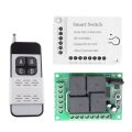 Four-way wireless remote control switch DC12V24V three-way car tailgate gate garage door lift controller. 