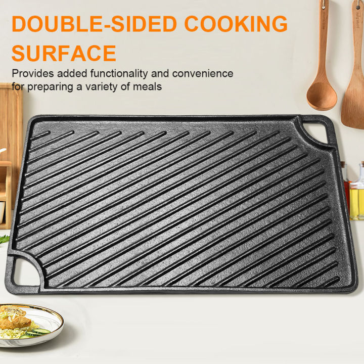 (Preorder)%20%E3%80%90winnereco%E3%80%9116.5X9.5%20Inch%20Cast%20Iron%20Griddle%20Rectangular%20Griddle%20Pan%20Skillet%20for%20Gas%20Stovetop%20Oven%20Or%20Open%20Fire%20for%20Camping%20Roasting%20-%20Image%205