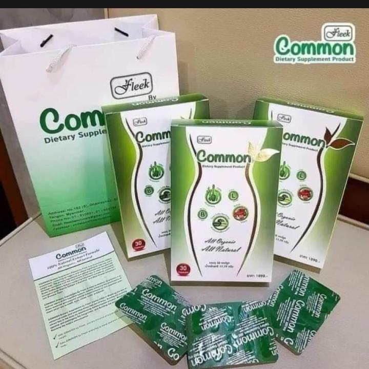 Common အဆီကျဗိုက်ချပ် ဖြည့်စွက်စာ (၃၀လုံး)