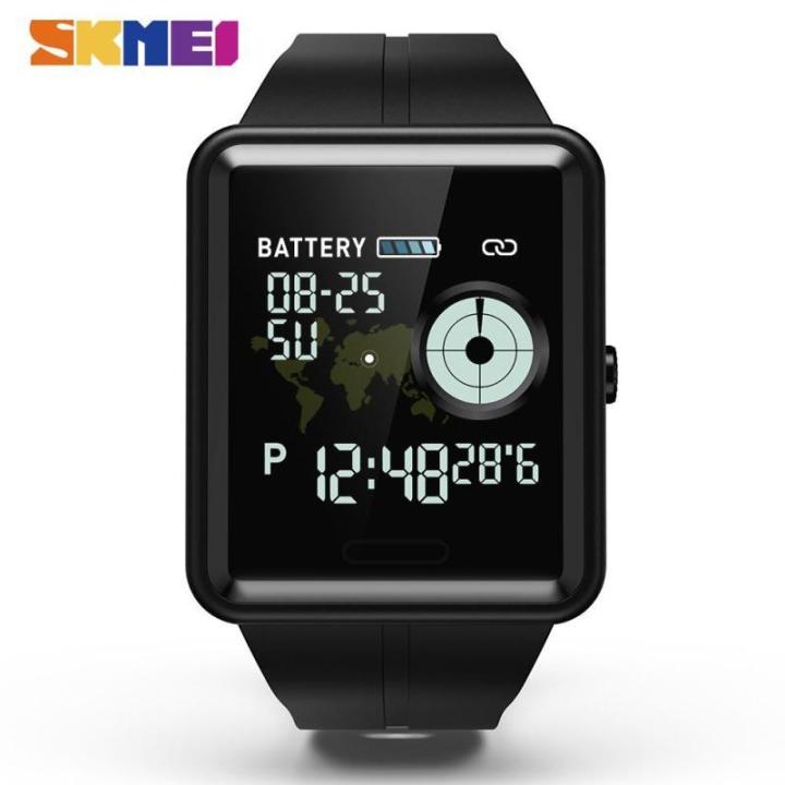 SKMEI Smart Digital Watches Colorful Touch Screen Heart Rate Reminder Waterproof Wristwatch Casual Sport Watch For Men W37