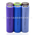 Flat head 18650 3.7V Rechargeable li-ion lithium battery. 