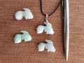 Fish pendant jade, ကျောက်စိမ်းငါး ဆွဲသီး. 