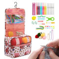 (Preorder) 【winnereco】Crochet hook set with crochet yarn, colorful knitting needle set, ergonomic handle yarn set.. 
