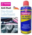 FLAMINGO De-Rust Lubricant 450ml သံချေးချွတ်ဆေးဘူး (Shining Light). 