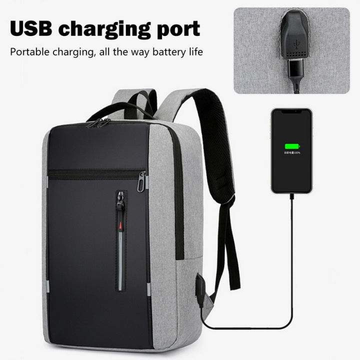Men's%20Stylish%20Backpack%20USB%20Charging%20School%20Backpack%2015.6%20Inch%20Laptop%20Backpack%20Male%20Book%20Backpack%20Waterproof%20BackPack%20-%20Image%204