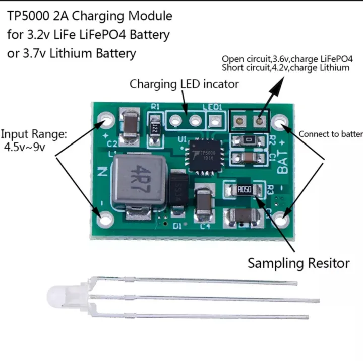 TP5000%204.2v/3.6v%201A%20Lithium%20Battery%20charging%20board%20charger%20module%20-%20Image%208