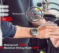 (Preorder)NORTH EDGE GAVIA2 Men Diving Sports Digital Watch Men Outdoor Smart Watch Military Army Luxury Full Steel Business Waterproof 200M Altimeter Barometer Compass Diving Calorie Temperature. 