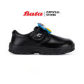 (Preorder) Bata Bata Kindergarten student shoes, slip-on style, space pattern, for boys, Galaxy model, black, code 1419025 ကလေးစီးဖိနပ်. 