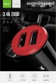 Golf 3.4A 2USB Car Charger (Smart Small Design) - C6 (လက္ကား၅ခုဈေး). 