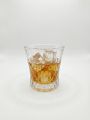 Classic Diamond-Cut Whiskey Glass – Premium Clear Glass Tumbler. 