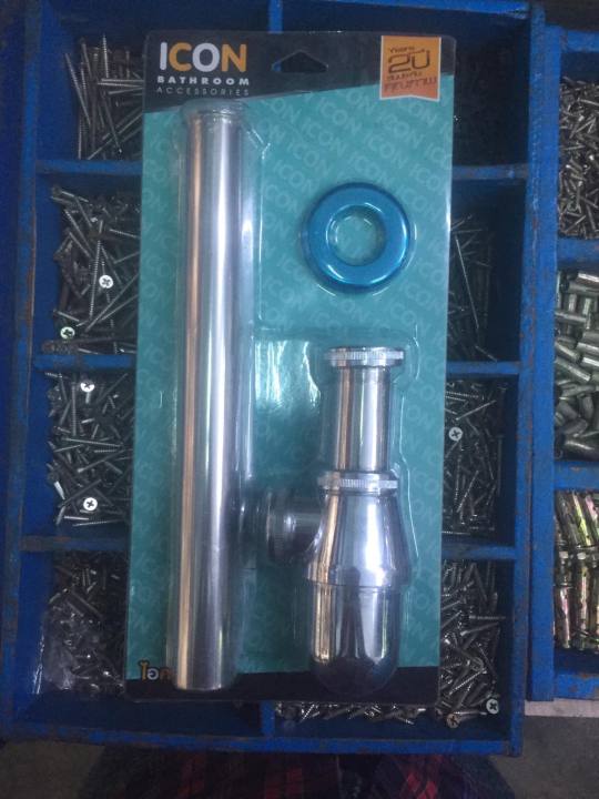 Bottle%20Trap%20CP%20SS%20Chrome%20Finished%20with%2012%20Inch%20Pipe%20(Silver)%20-%20Image%204