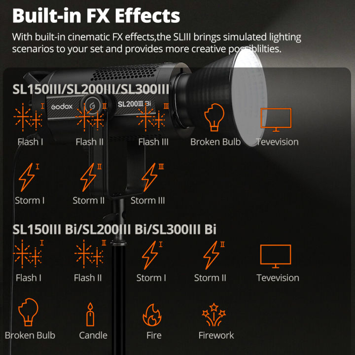 (Preorder)%20Godox%20SL200III%20Bi%20215W%202800-6500K%20Bi-Color%20LED%20Video%20Flash%20with%20Wireless%20X%20System%20for%20Studio%20Video%20Recording%20-%20Image%206