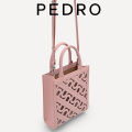 [Pedro] Singapore Preorder Icon Leather Tote Bag - Pink. 
