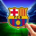 Barcelona FC Soccer Team Sticker - 4 Pcs Set | Laptop Sticker | Car Sticker | Phone Sticker | Waterbottle Sticker | Wall Sticker | Die Cut Sticker | Waterproof Sticker. 
