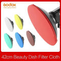 (Preorder) 42cm 17" or 55cm 22" Diffuser Filter Cloth with 6 Colors White Clear Yellow Green Blue Brown. 