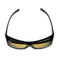 Anti Glaring Vision Driver UV 400 Night Driving Glasse Goggles For Man Woman. 