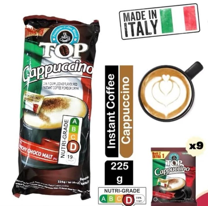 Made%20in%20Italy%20%F0%9F%87%AE%F0%9F%87%B93IN1%20CAPPUCINO%20FLAVOURED%20top%20instant%20Italian%20coffe%20(9%20sachet%C3%9725g)Packet%20-%20Image%203