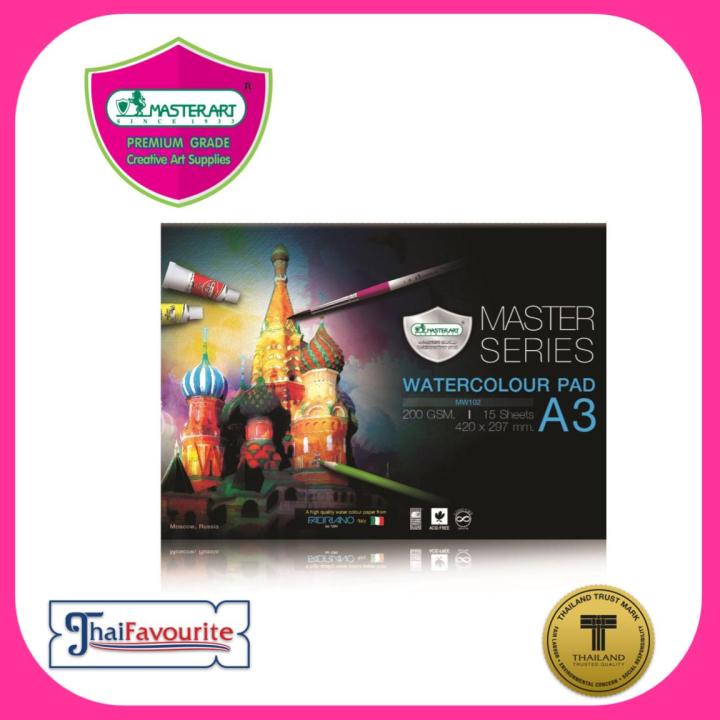 MASTER ART WATER COLOR PAD MASTER SERIES  A3
