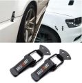 Black Universal Car Bumper Clip Lock Clip Kit for Racing Car, Truck (Small) 2 pcs. 