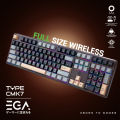 (Preorder) EGA Gaming Keyboard TYPE CMK7 connects BT, wireless, wired Mechanical Full RGB CIY Switch 5 Pin size 100%. 