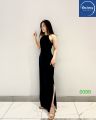 Quincy Maxi Dress ကိုရီးယားဆွဲသား လက်ပြတ်ဂါဝန်ရှည် အောက်ခွဲ 0099. 