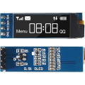 (Preorder) ACEIRMC 4-Pack 0.91" I2C OLED Display Module, I2C Display Module, OLED Display Driver, DC 3.3V~5V 4-Pin for STM32, AVR, Arduino, and Raspberry Pi (White). 