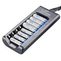 8 Slots Electric Battery Charger Intelligent Fast Led Indicator Usb Charger For Aa/aaa Ni-mh/ni-cd Rechargeable Battery. 
