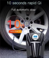 Car emergency supplies car inflatable pump, automatic charging and stopping, digital display with light, inflator, tire inflation. 