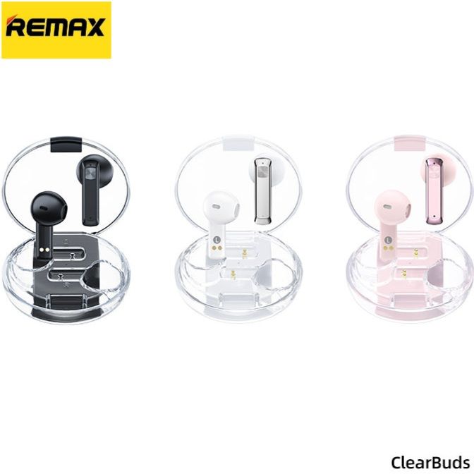 Remax Clear Buds C2 LINUNG ENC HANDS FREE CLEAR TRUE WIRELESS EARBUDS ...