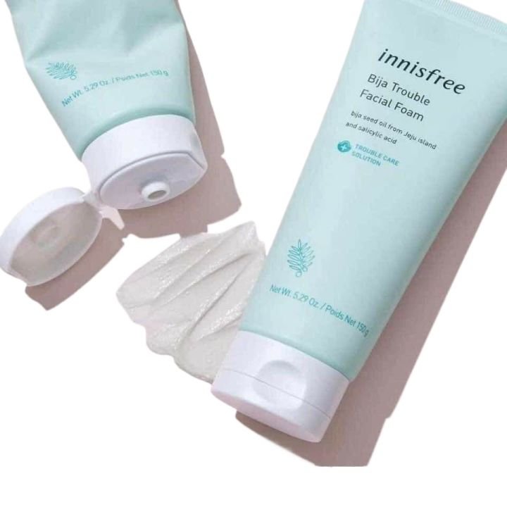 Innisfree%20Bija%20Trouble%20Facial%20Foam%20150ml%20-%20Image%202