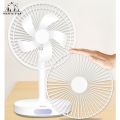USB Rechargeable Table Fan (USB ဖြင့်သုံးနိုင်သော စားပွဲတင်အားသွင်းပန်ကာ). 